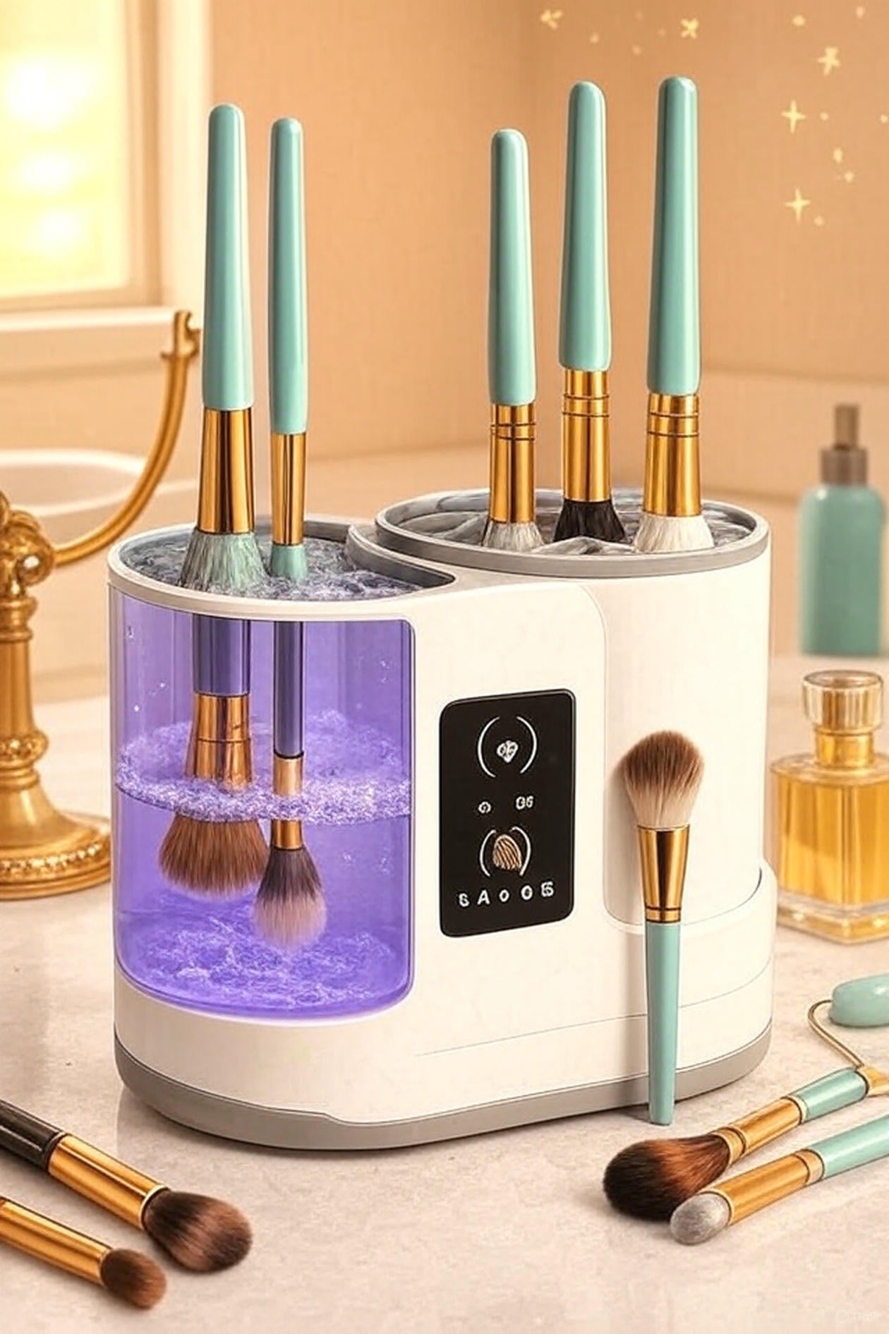 BrushEase™ – The Effortless Way to Keep Your Makeup Brushes Germ-Free