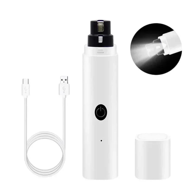 PawEase Pro™ – Rechargeable, Silent & Pet-Friendly Nail Grinder