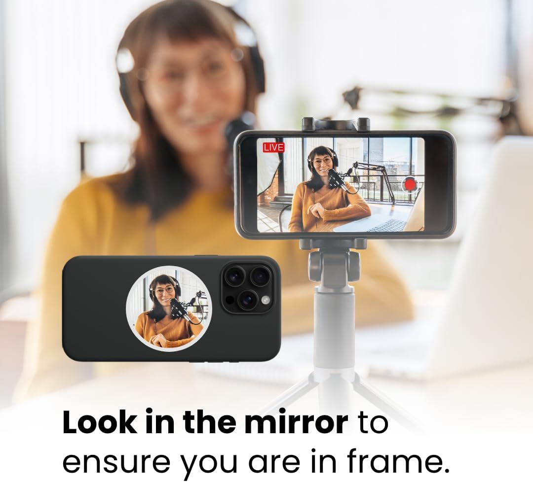SnapStar - MagSafe Selfie Mirror for Perfect Moments.
