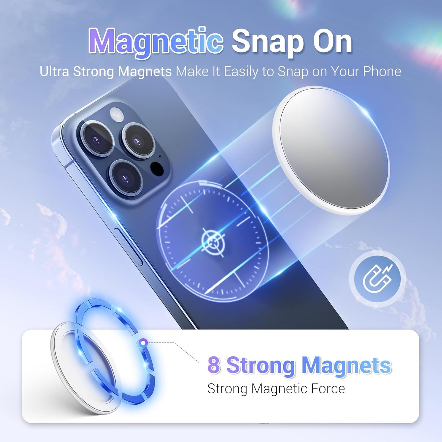 SnapStar - MagSafe Selfie Mirror for Perfect Moments.