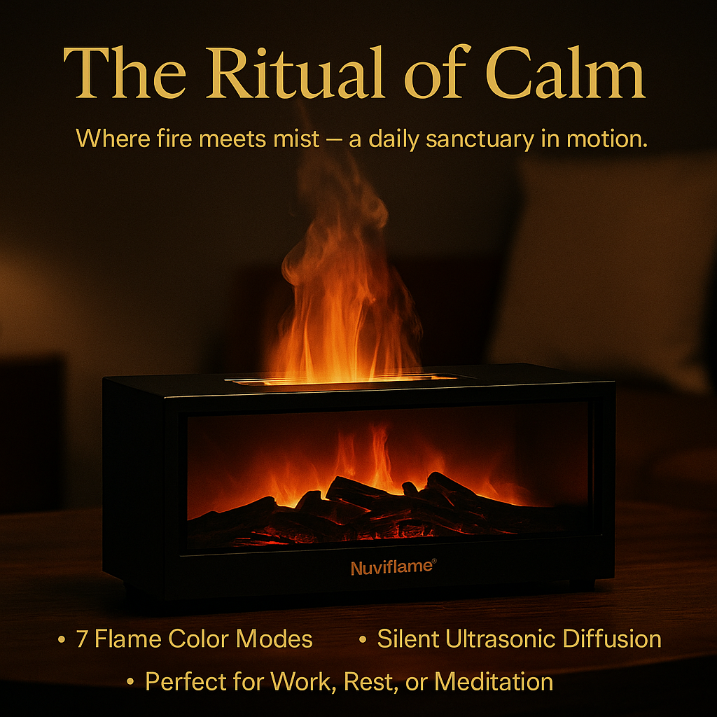 NuviFlame™ - AuraMist Fireplace Diffuser