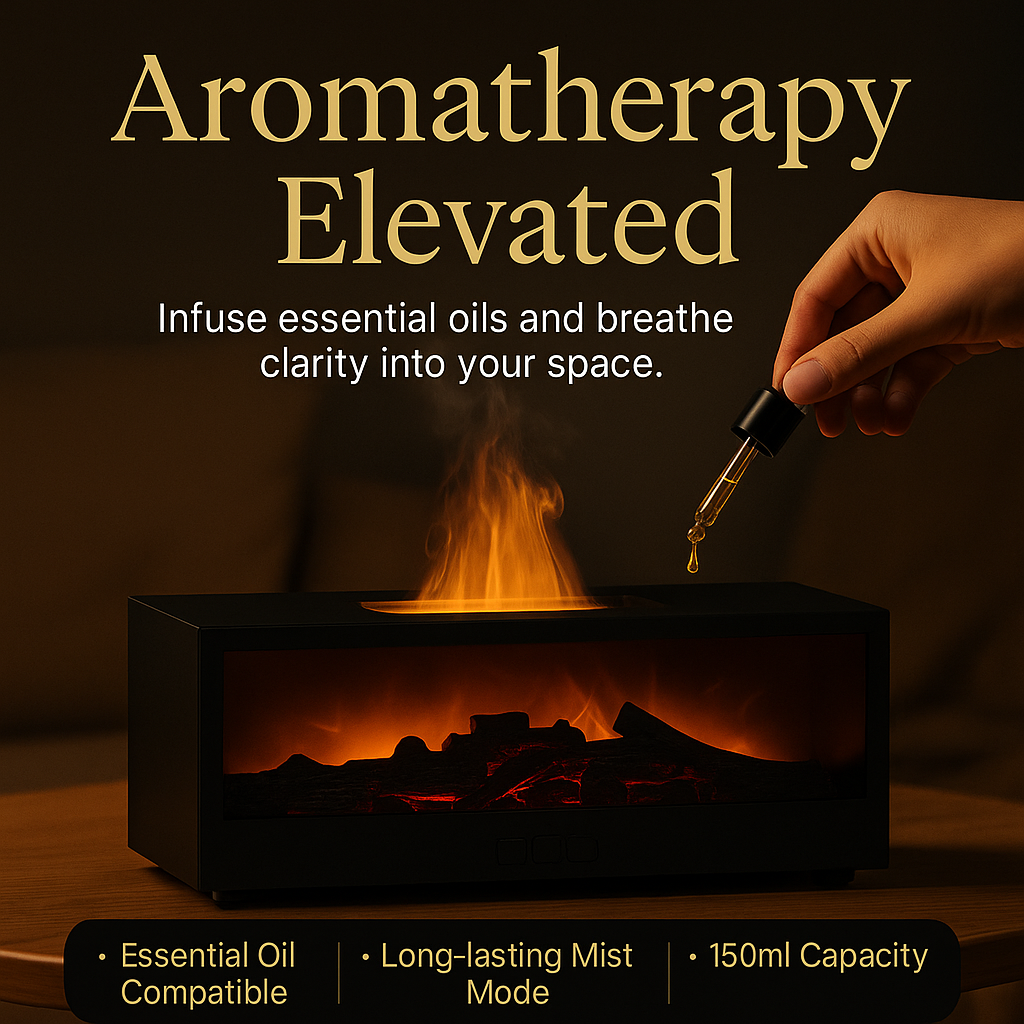 NuviFlame™ - AuraMist Fireplace Diffuser