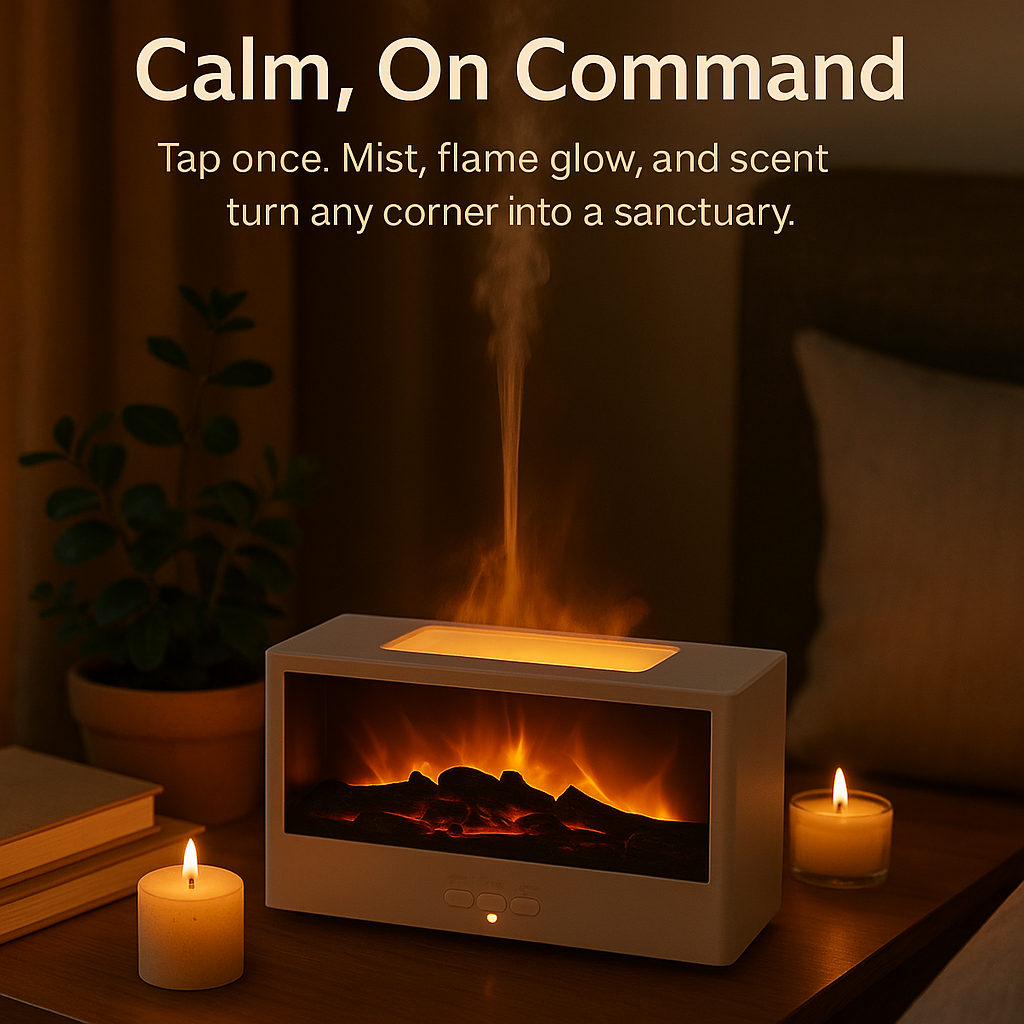 NuviFlame™ - AuraMist Fireplace Diffuser