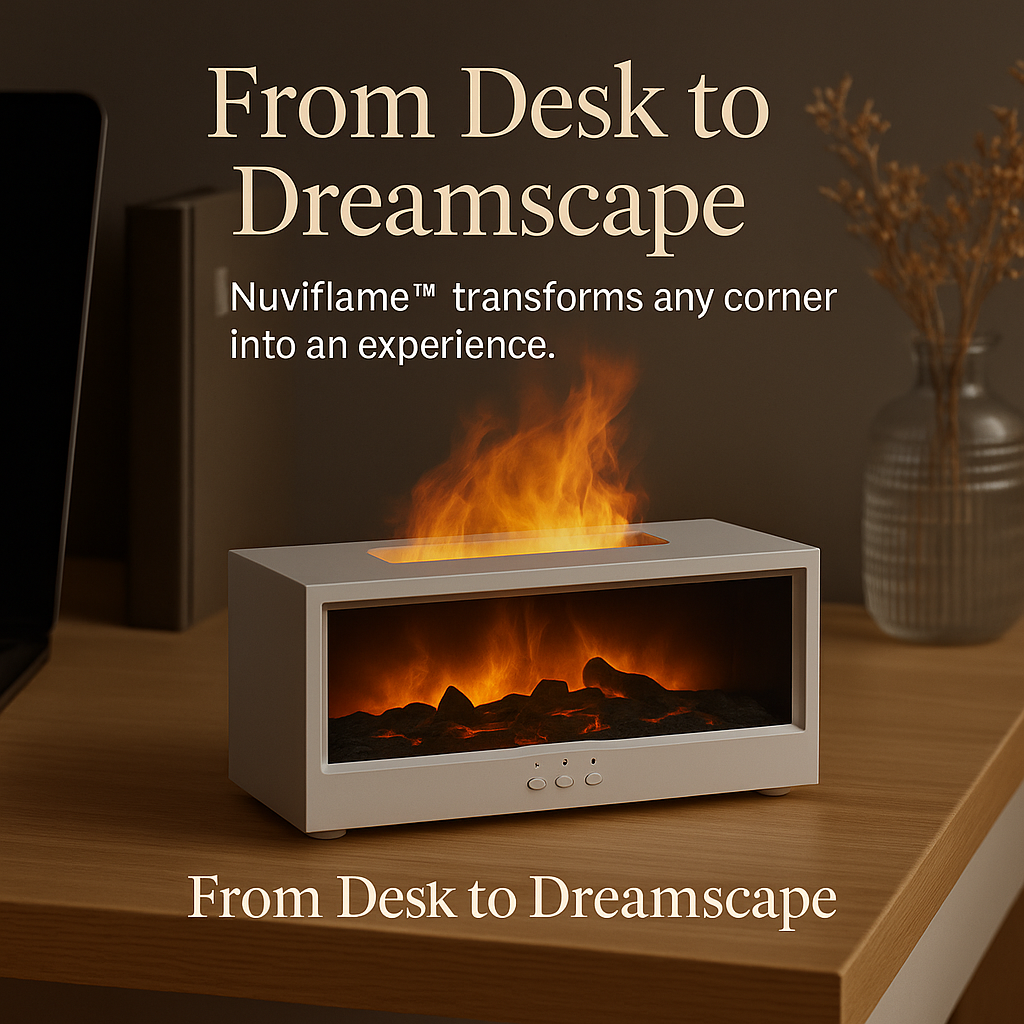 NuviFlame™ - AuraMist Fireplace Diffuser