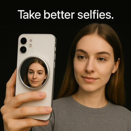 SnapStar - MagSafe Selfie Mirror for Perfect Moments.