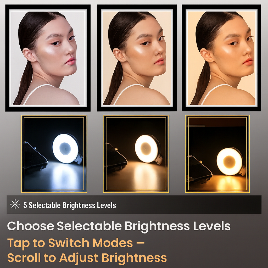 VUE GlowRing™ – Magnetic Selfie Light | PriorGaze®