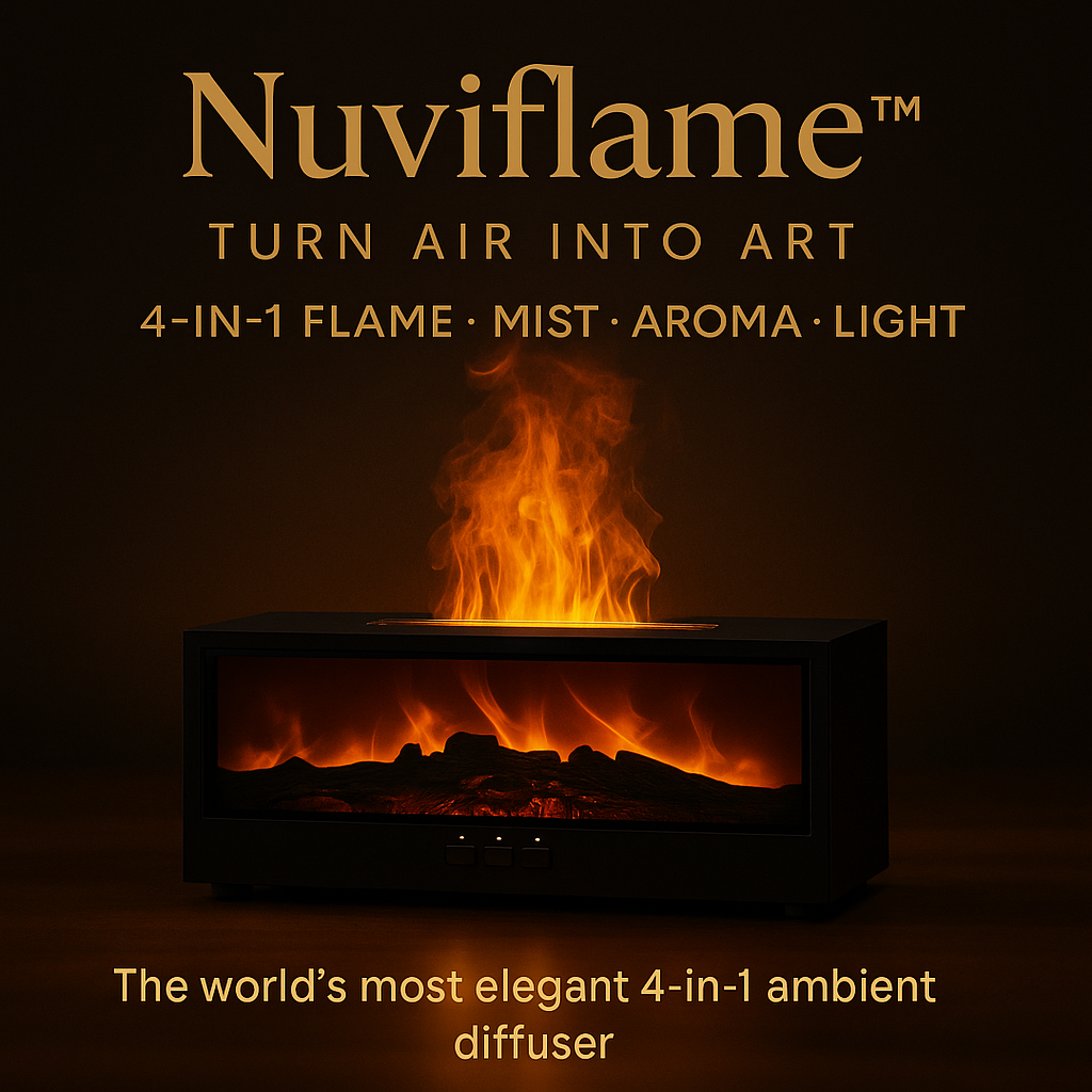 NuviFlame™ - AuraMist Fireplace Diffuser