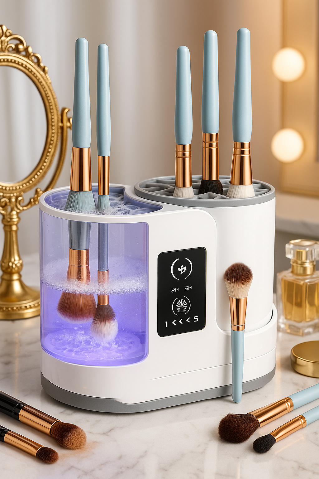 BrushEase™ – The Effortless Way to Keep Your Makeup Brushes Germ-Free
