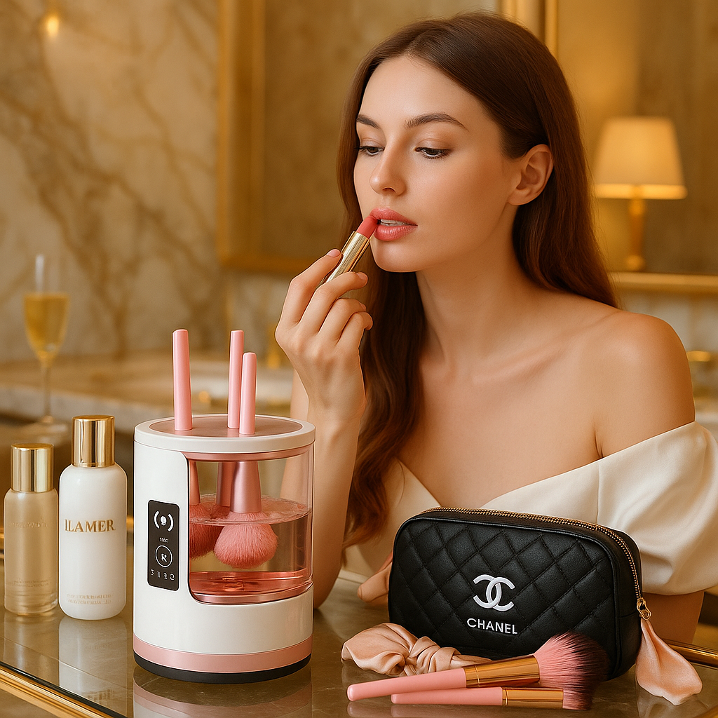BrushEase™ – The Effortless Way to Keep Your Makeup Brushes Germ-Free