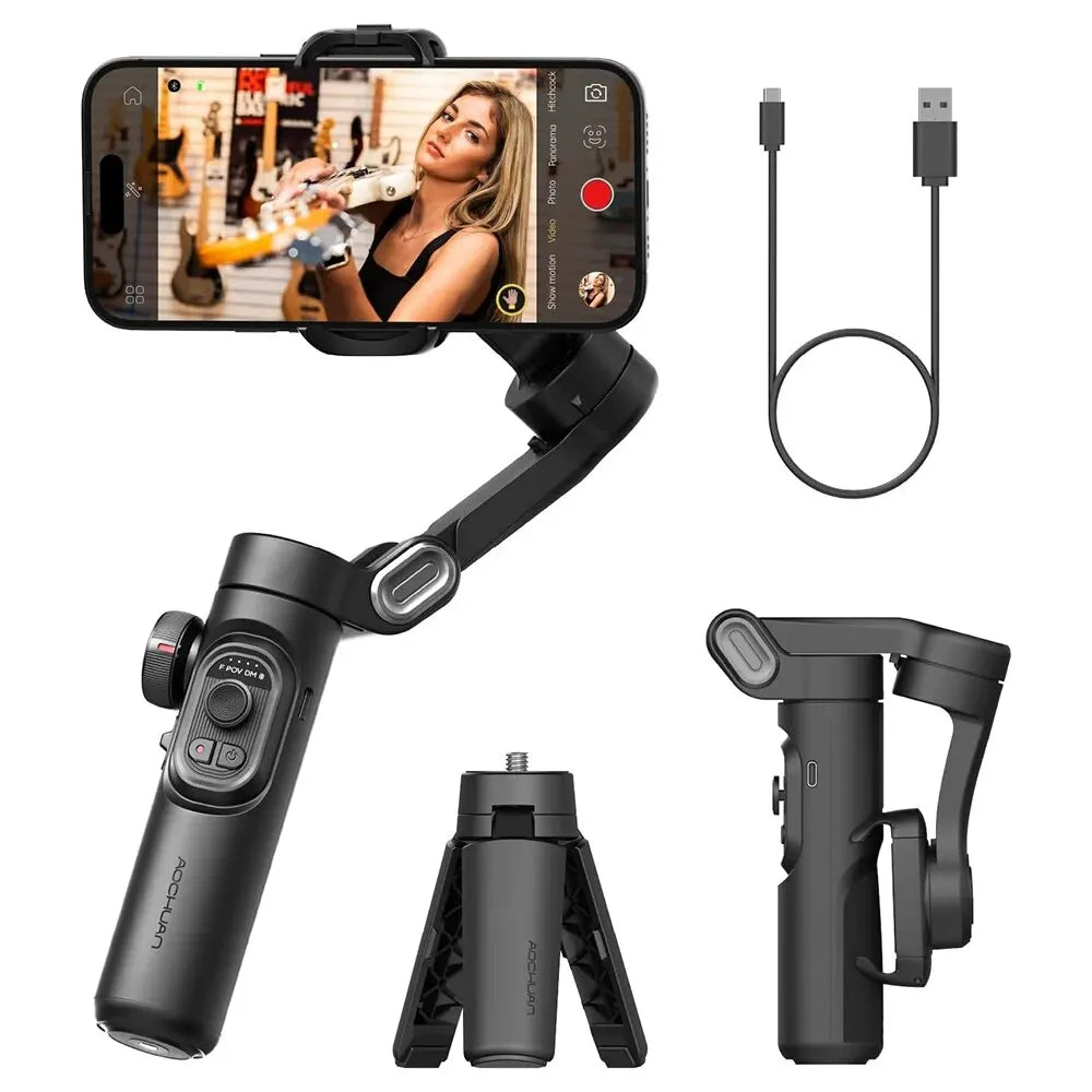 Axis One Pro™ Intelligent 3-Axis Smartphone Gimbal
