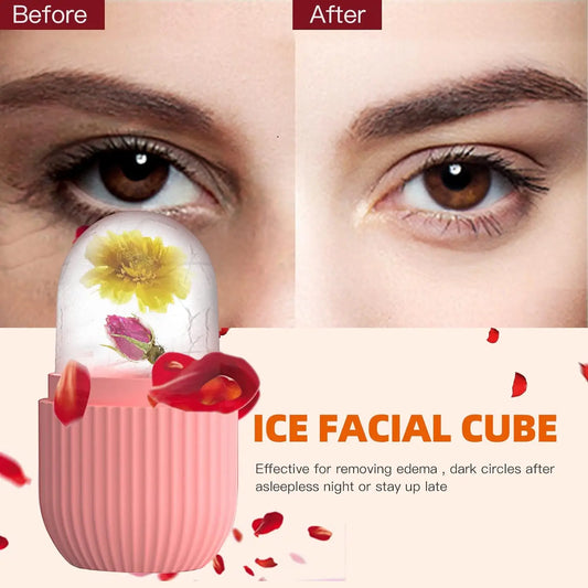 Silicone Ice Cube Trays Beauty Lifting Ice Ball